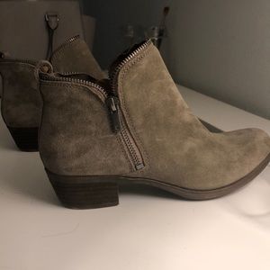 Lucky brand suede booties